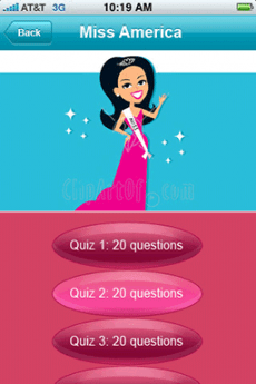 New iPhone App Launched: Pageant Trivia