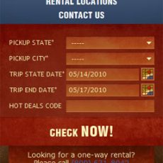 New Mobile Site Launch: Cruise America