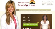 New Custom Web Development Project: Red Mountain Weight Loss