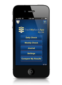 TrackMyBack app