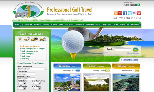Professional Golf Travel