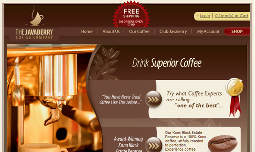 The JavaBerry Coffee Company