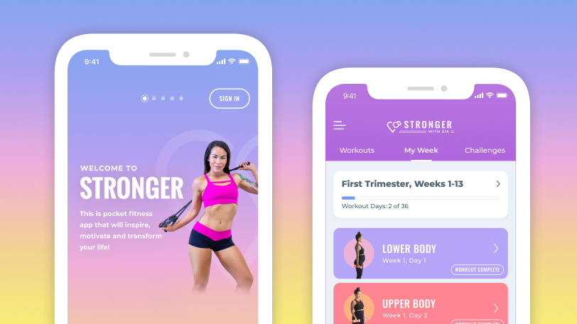 Diary of a Fit Mommy Exercise App Demo