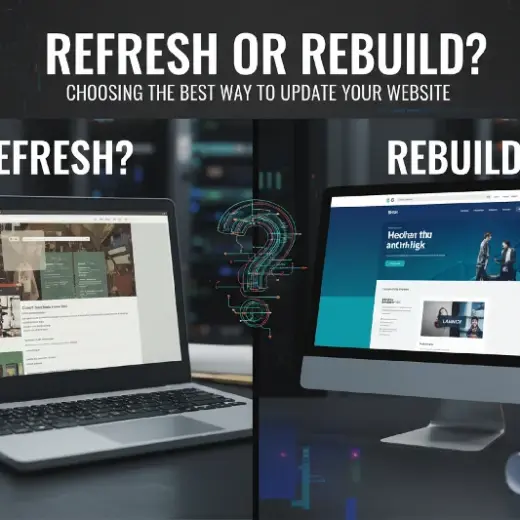 Refresh or Rebuild? Choosing The Best Way to Update Your Website