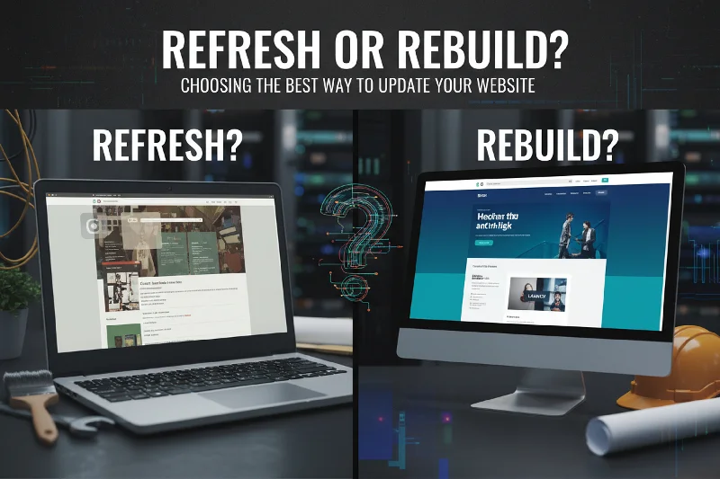 Refresh or Rebuild? Choosing The Best Way to Update Your Website