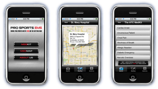New iPhone App Launched: Pro Sports EMS