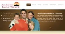 New Custom Web Development: Red Mountain Family Medicine
