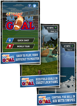 Check out the new Apple and Android game we just completed