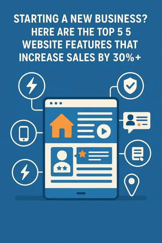 Starting a New Business? Here Are the Top 5 Website Features That Increase Sales by 30%+