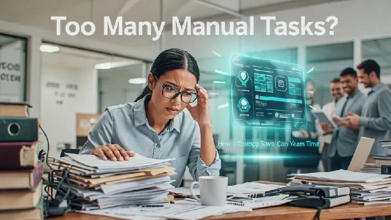 Too Many Manual Tasks? How a Custom App Can Save Your Team Time